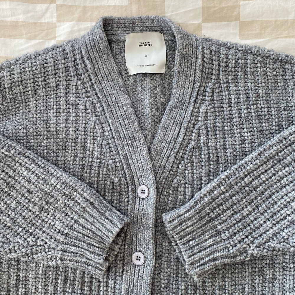 The Tiny Big Sister merino wool cardigan